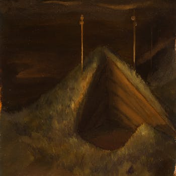 Night - Oil on Panel - 12" x 9"}